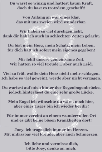 Joeys Gedicht